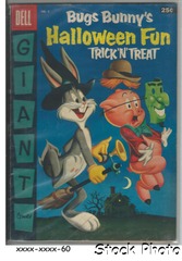 Bugs Bunny's Trick 'n' Treat Halloween Fun #4 © October 1956 Dell Giant